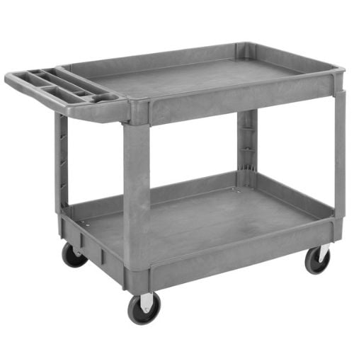 LARGE BIN TOP UTLTY CARTS L114.3xW63.5xH83.82cm, GREY, CARLISLE