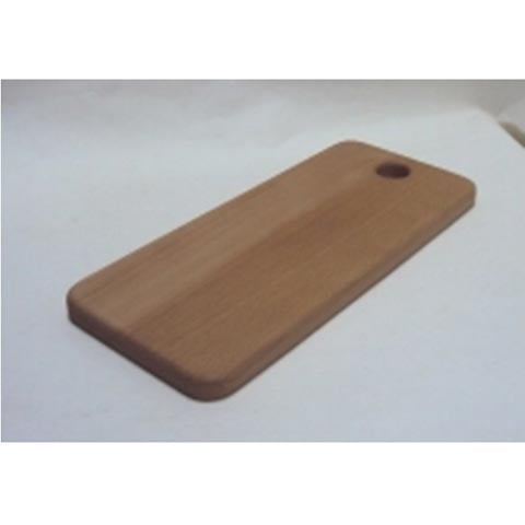 Mye Tavola Wooden Rectangle Serving Board with Hole Handle, Beech-Oiled, L45xW20xH2cm