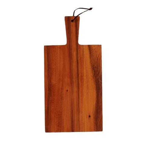 Mye Artisan Wooden Rectangle Serving Board With Handle Acacia-Oiled, L40xW20xH1.5cm