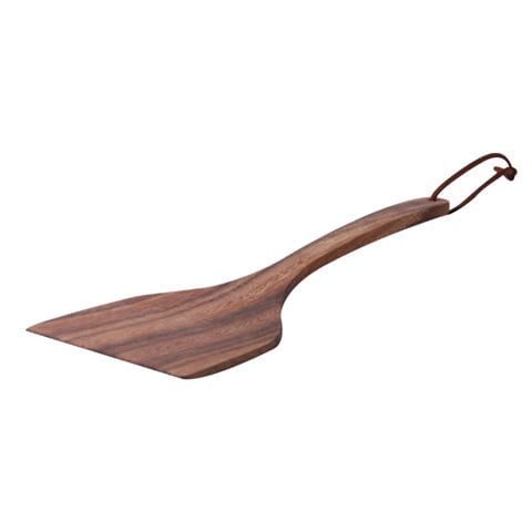 Mye Wooden Curved Turner, Acacia-Oiled, L30xW9cm