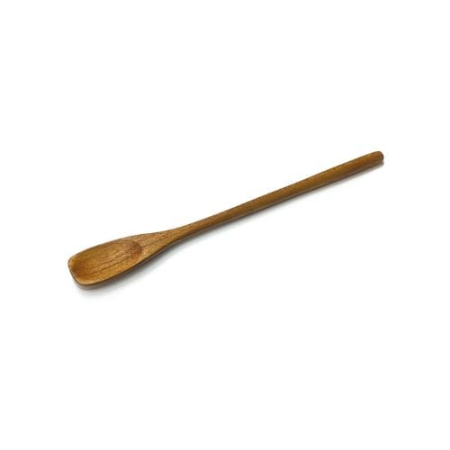 Mye Wooden Spoon With Black Elastic Rope, Teak-Oiled, L16.5cm