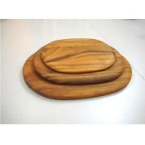 Mye Tablet Wooden Oval Serving Board, Acacia-Oiled, L35xW23.9xH2cm