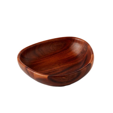 Mye Wooden Side Dish Bowl Acacia-Lacquer L26xW24.7xH6cm