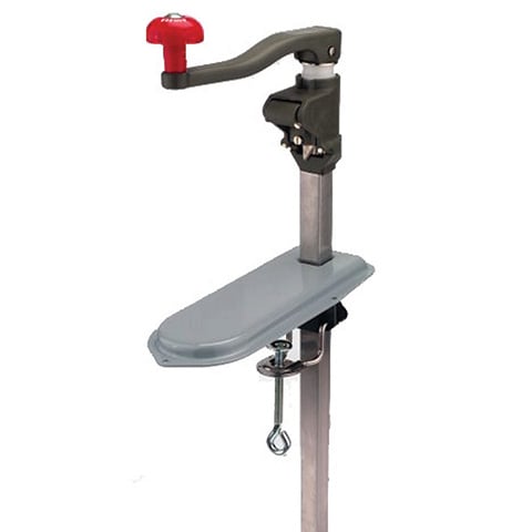 Bonzer Table Mount Can Opener,Santardd.Regular, For Up To 14" Can, Stainless Steel Stem & Base
