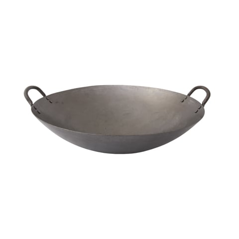 Iron Frying Wok Heavy Duty 16"