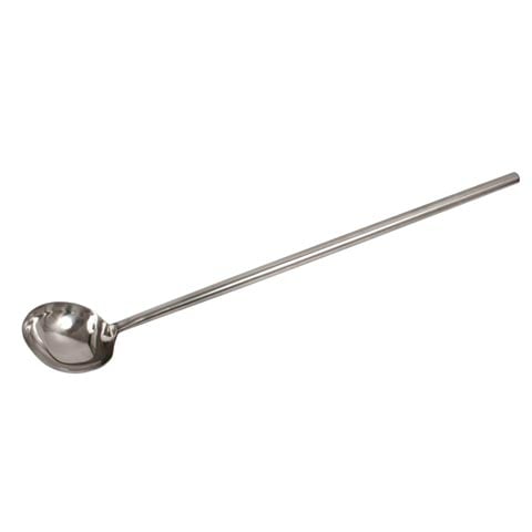 STAINLESS STEEL FRYING ONE-PC LADLE with LONG HANDLE, ECONOMY