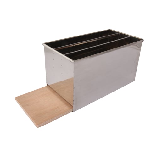 Stainless Steel Knife Box 3 Compartments