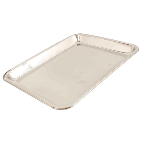 Stainless Steel Rectangle Tray 30.5x23.2xH2cm