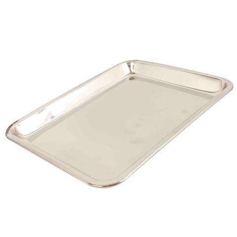 Stainless Steel Rectangle Tray 45.5x32xH2cm