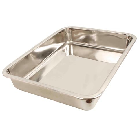 STAINLESS STEEL RECTANGULAR TRAY