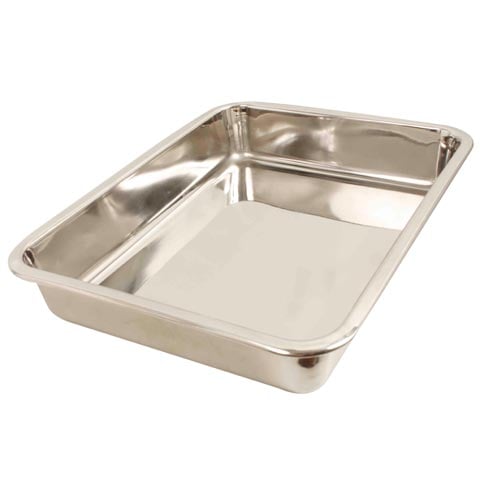 Stainless Steel Rectangle Deep Tray 46x32xH8.4cm