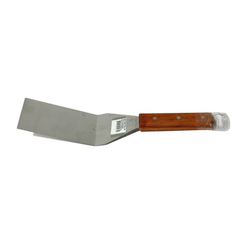 STAINLESS STEEL STEAK TURNER WITH WOODEN HANDLE