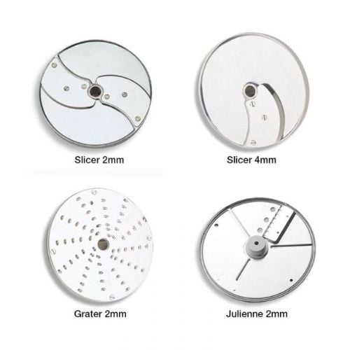 Robot Coupe Accesories Asian Pack Of Discs (27555/27566/27577/27599) For R201E/R301/R401/R402/CL20/CL25, Packs Of 4 Pieces
