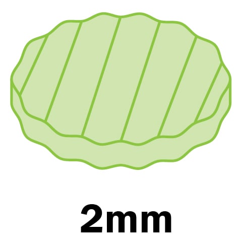 Robot Coupe Accessories Ripple Cut Slicer 2mm, CL50/52