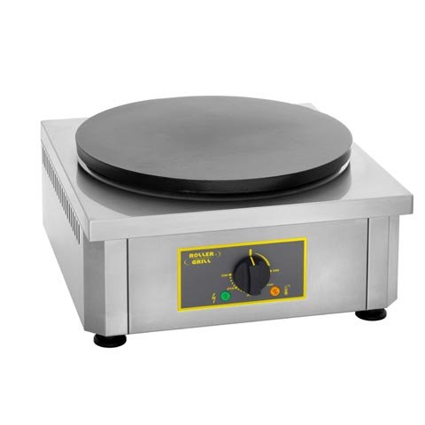 ELECTRIC CREPE MACHINE, ENAMELLED CAST IRON PLATE