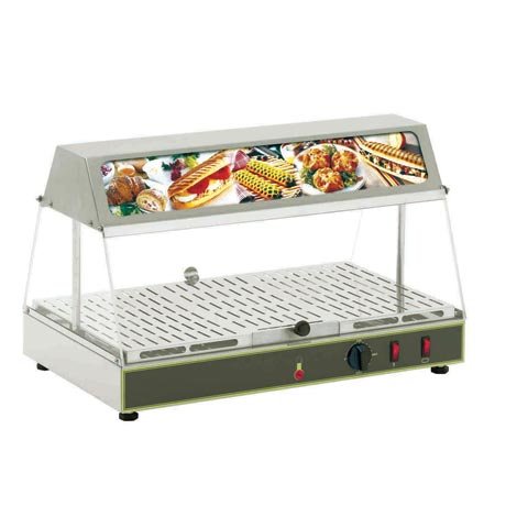 STAINLESS STEEL COUNTER TOP HEATING DISPLAY