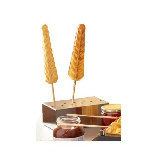 =FHA= Roller Grill Stainless Steel Display For Corn Waffle