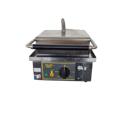 • Refurbished • Roller Grill Single Waffle W/Timer , Iron, 4 Waffles Corn Shape, 1.6Kw