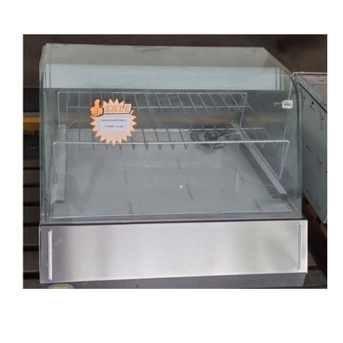 = Refurbished = Roller Grill Merchandiser Refrigerated Display 2 x GN 1/1 Pans Or Tray, 420W, Lighting Device, Arid