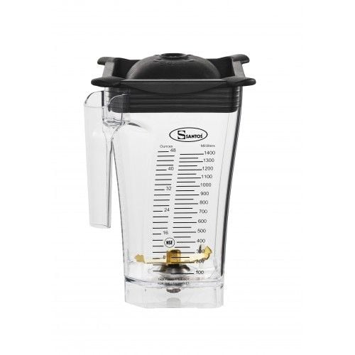 Santos, Complete Bowl For Compact Brushless Blender #66, Transparent,