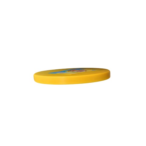Plastic Round Chopping Board Ø16"xH1", Yellow (Medium Density)