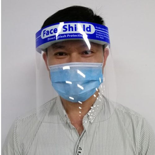 Pet Face Shield With Elastic Band