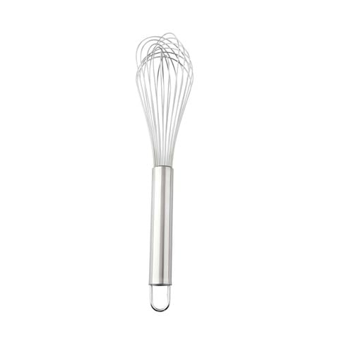 Stainless Steel 12-Wire Egg Whisk With Hook