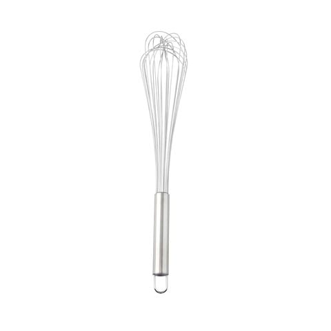 Stainless Steel 12-Wire Egg Whisk With Hook