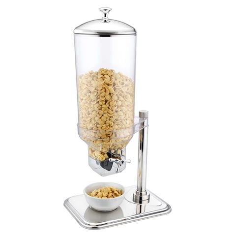 Cereal Dispenser with Stainless Steel Base 7Ltr, L330xW240xH640mm, Sunnex