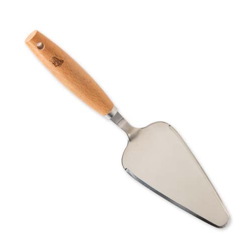 Nordic Ware Stainless Steel Cake Server W/Beechwood Handle L12.5xW3"