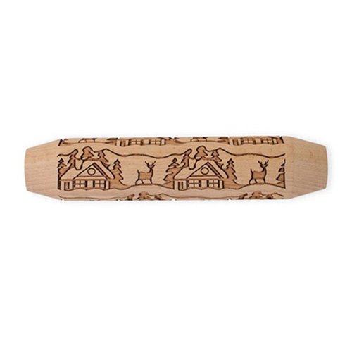 Nordicware Woodland Cottage Embossed Rolling Pin