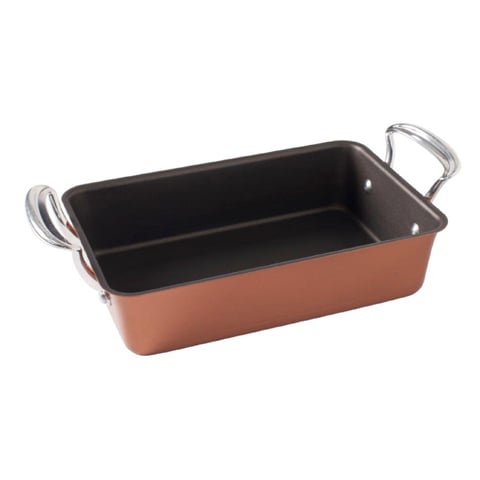 Nordicware Rectangle Roaster L12.13xW7.88xH2.63", Copper