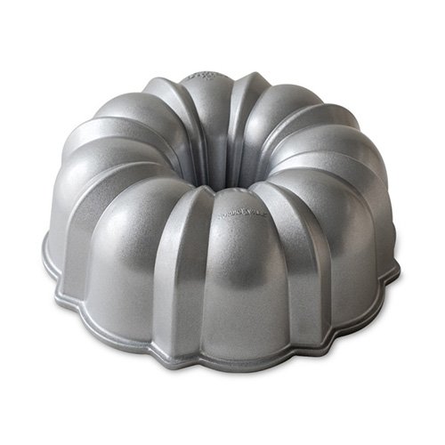 Nordicware Cast Aluminium Orginal Bundt Pan Ø10.5xH3.8" Sparkling Silver