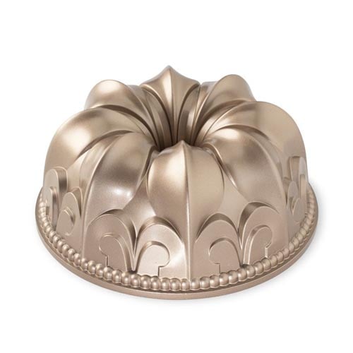 Nordicware Cast Aluminium "Flower Of The Lily" Bundt Pan L9.25xW9.25xH3.75" Silver/Grey