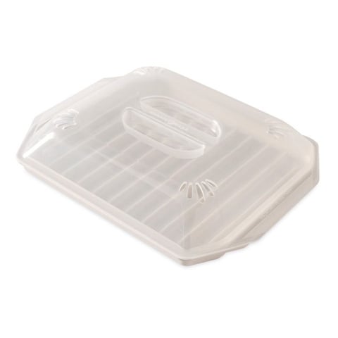 Nordic Ware Compact Bacon Rack With Lid L8.75xW7.625xH0.625"