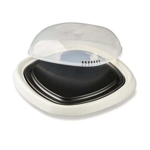Nordic Ware Browning Microwavable Pan With Lid L6.5xW6.5" (Cooking Surface)