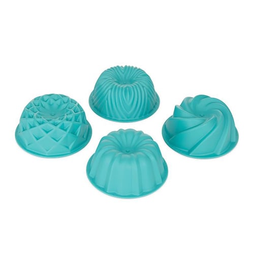 Nordicware Micro Mini Bundt Set, 2 Pieces Stainless Steelet