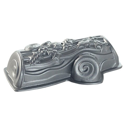 Nordic Ware Cast Aluminium Bueche De Noel Yule Log 2.12Ltrs
