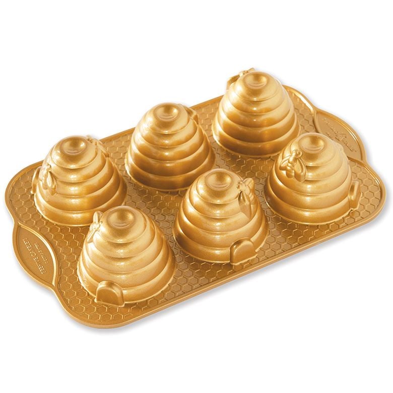 Nordic Ware Cast Aluminium Beehive Cakelets Pan