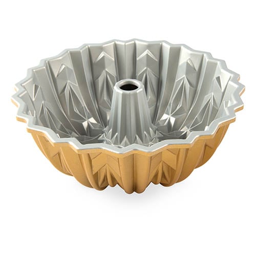 Nordicware Cast Aluminium Round Cut Crystal Bundt® Pan  Ø10xH3.6" Gold