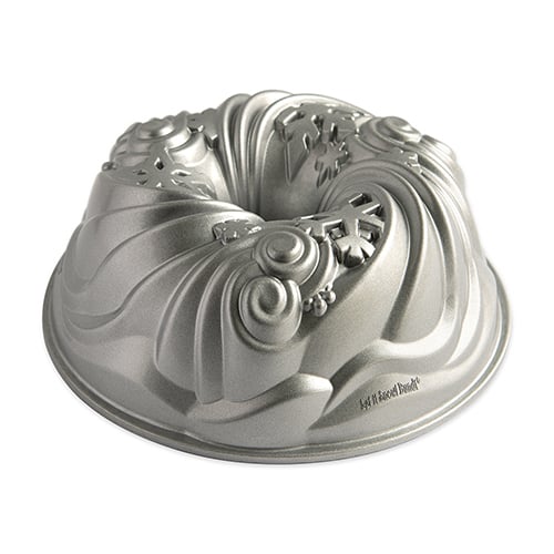 Nordic Ware Cast Aluminium Let It Snow Bundt Pan Ø9.5xH3.5"
