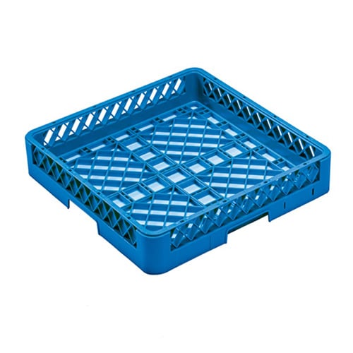 PP GLASS RACK FULL SIZE OPEN BASE RACK L50xW50xH10cm, BLUE, JIWINS