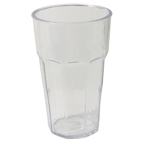 PC TUMBLER D7.9xH12.7cm, 368ml/12oz, LEOPARD GRAIN, CLEAR, JIWINS