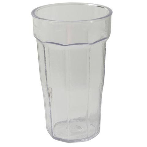 PC TUMBLER D8.4xH14cm, 452ml/14.6oz, LEOPARD GRAIN, CLEAR, JIWINS