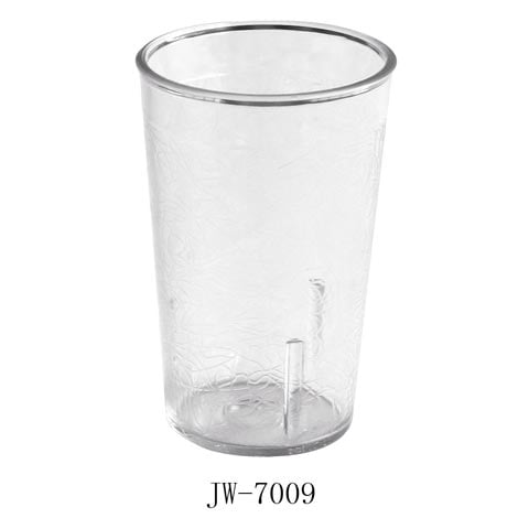PC TUMBLER D6.7xH10.6cm, 265ml/8.5oz, CRACKED, CLEAR, JIWINS