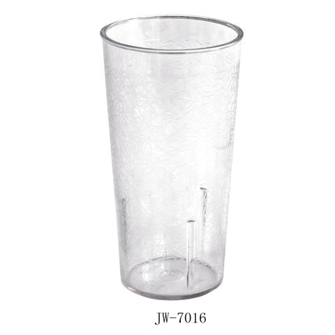 PC TUMBLER D7.8xH15.1cm, 498ml/16oz, CRACKED, CLEAR, JIWINS