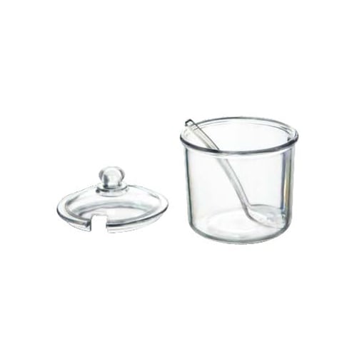 POLYCARBONATE CONDIMENT JAR WITH COVER & SPOON