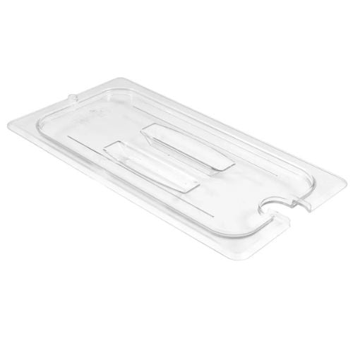 POLYCARBONATE NOTCHED COVER for FOOD PAN with HANDLE