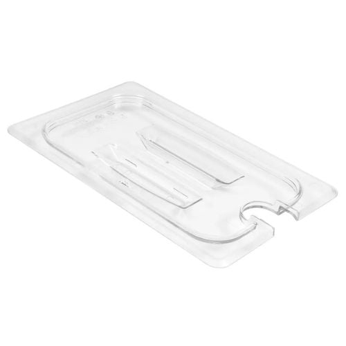 POLYCARBONATE NOTCHED COVER for FOOD PAN with HANDLE