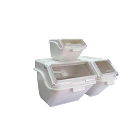 SHELF INGREDIENT BIN with LID & SCOOP